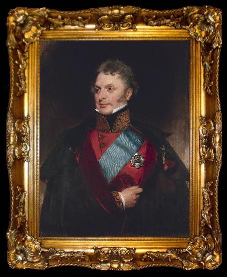 framed  Henry William Pickersgill Major General Sir Henry Wheatley, ta009-2